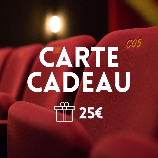 Carte Cadeau 25 €